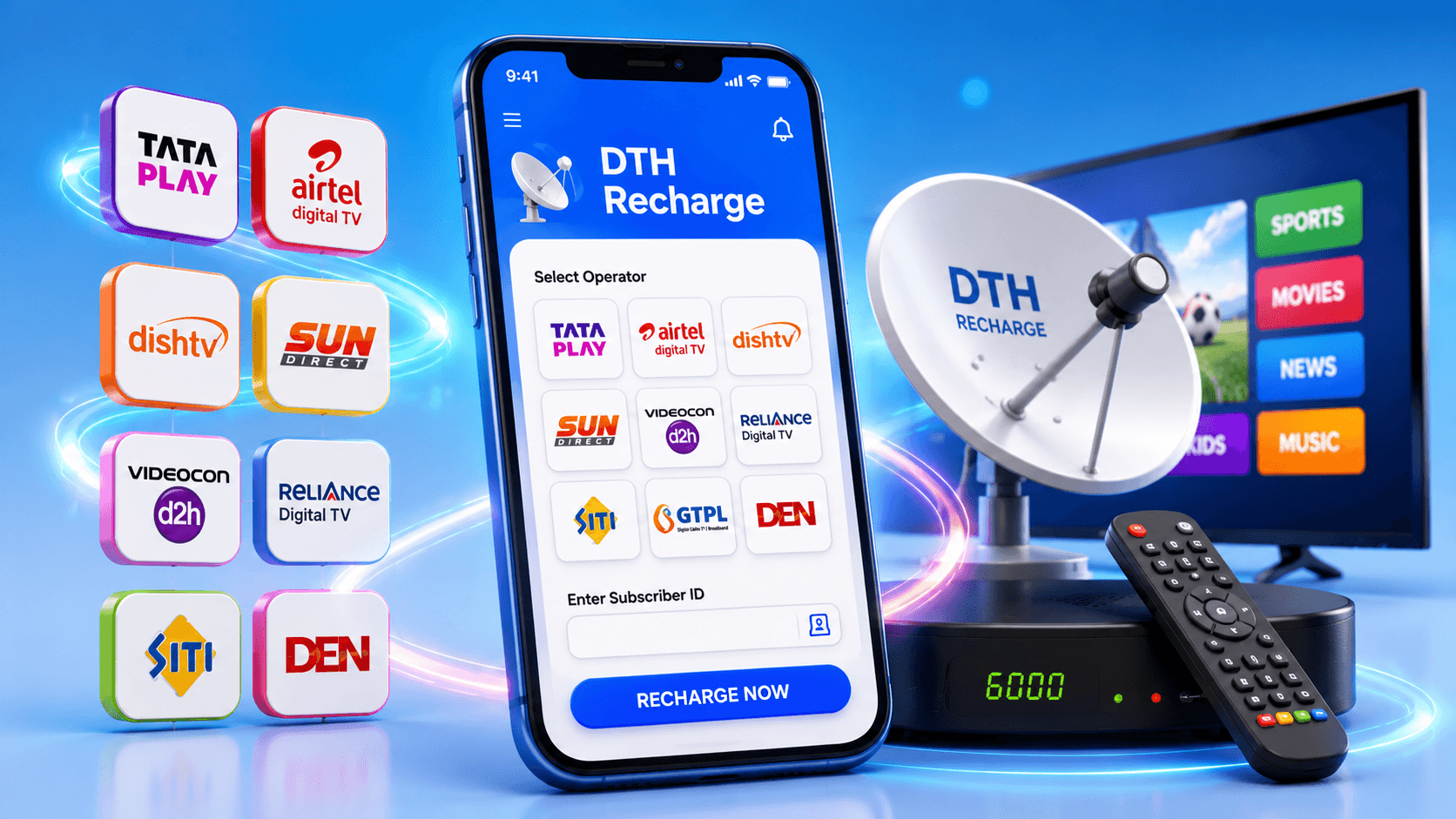 DTH recharge